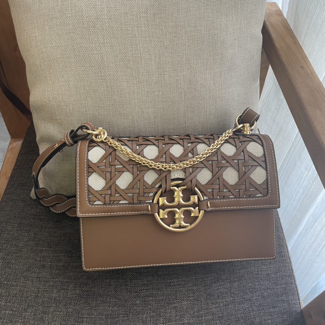 Tory Burch ～931 miller 大号编织风琴包
