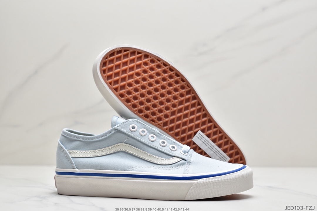 150 万斯范斯VANS  Old Skool  万斯经典款低帮男女翻毛职业滑板鞋