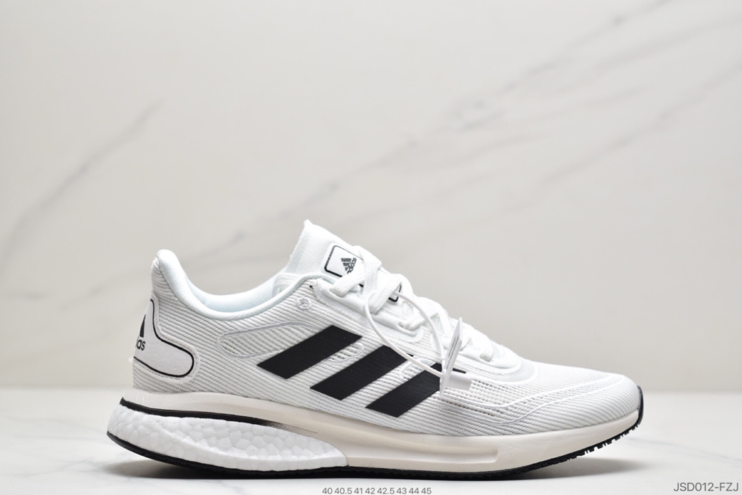 200 阿迪达斯Adidas  Supernova M 网面透气爆米花缓震跑鞋 FV6026