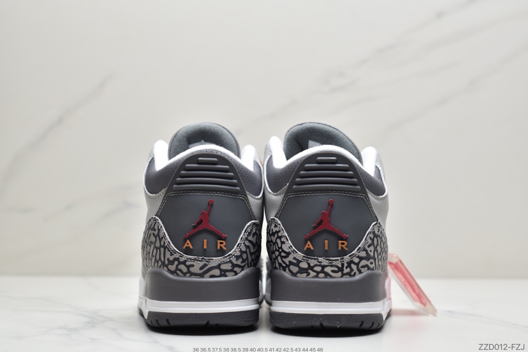 250 Air Jordan 3 Retro“Chlorophyll” 灰绿手稿 配色灵感来自于 Nike Air Trainer 1 CT8532-012