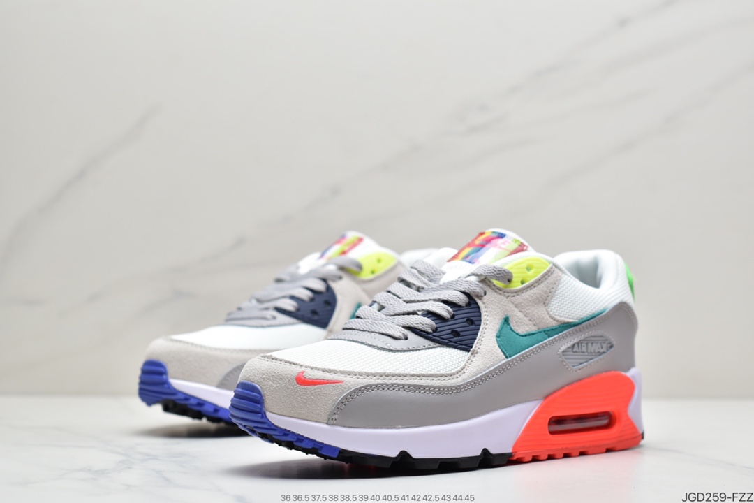 180  耐克NIKE AIR MAX90 FlyEase MAX90经典款复古缓震气垫跑步鞋  DA5562-001