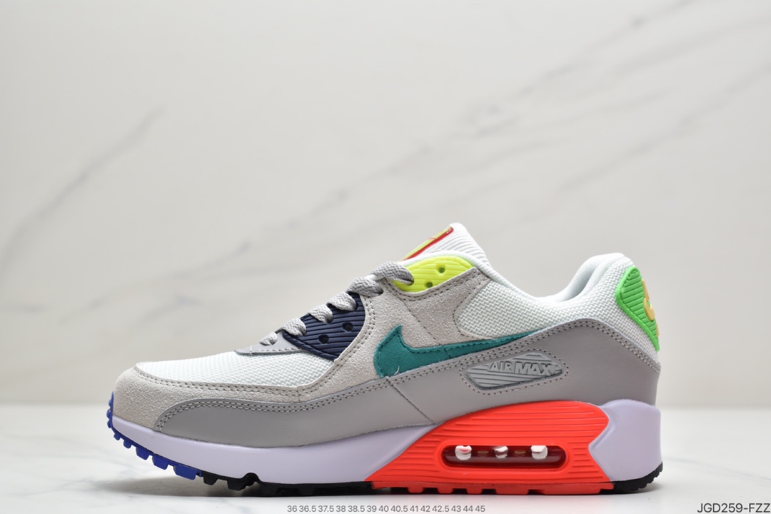 180  耐克NIKE AIR MAX90 FlyEase MAX90经典款复古缓震气垫跑步鞋  DA5562-001