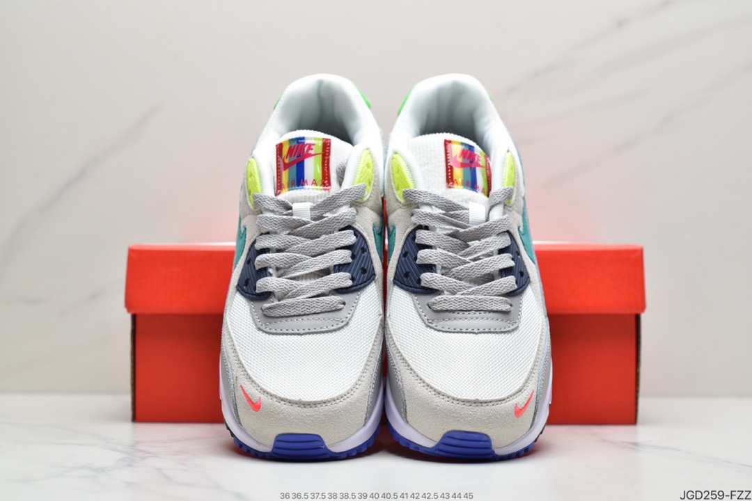 180  耐克NIKE AIR MAX90 FlyEase MAX90经典款复古缓震气垫跑步鞋  DA5562-001