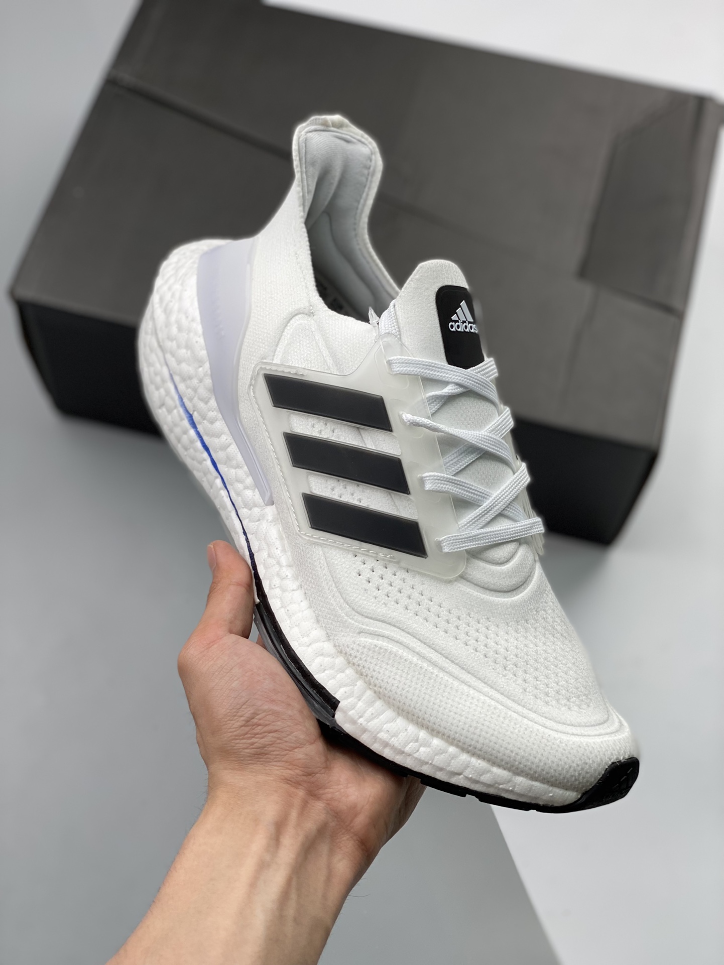 Ultra Boost 7.0 blanco negro, lanzamiento sincronizado en tiendas, fotos reales en primer lanzamiento, en com…