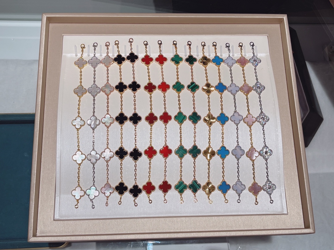 Van Cleef & Arpels VCA 14款单色五花手链