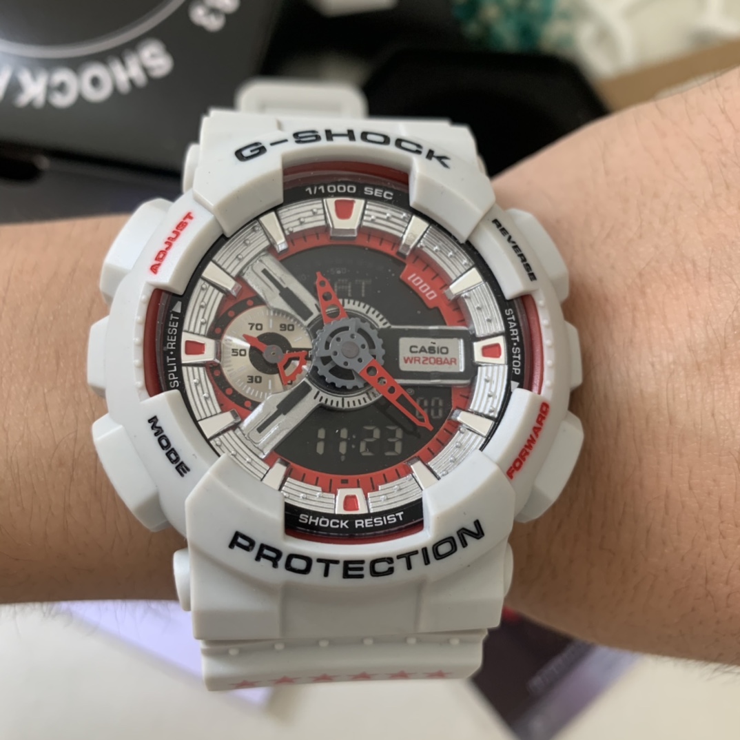 Casio envío incluido Casio ga-110 graffiti 30 aniversario foto real