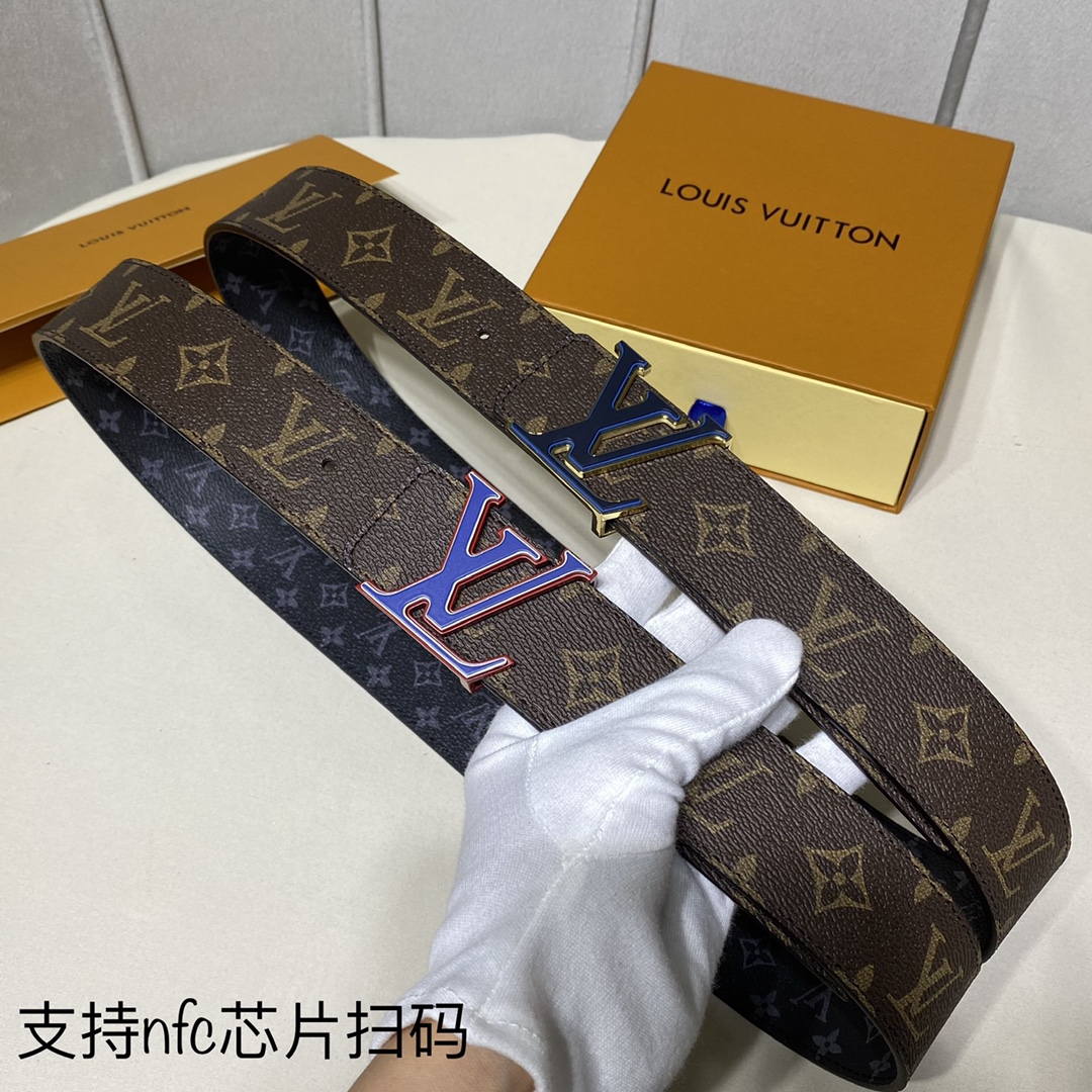 Louis Vuitton Belts Black Monogram Eclipse Canvas Spring/Summer Collection