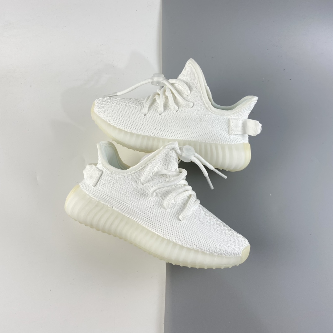 P160 Ad Yeezy 350 Boost V2“Clay” 阿迪达斯椰子350百搭轻便爆米花中底休闲运动慢跑鞋 童鞋 CP9366