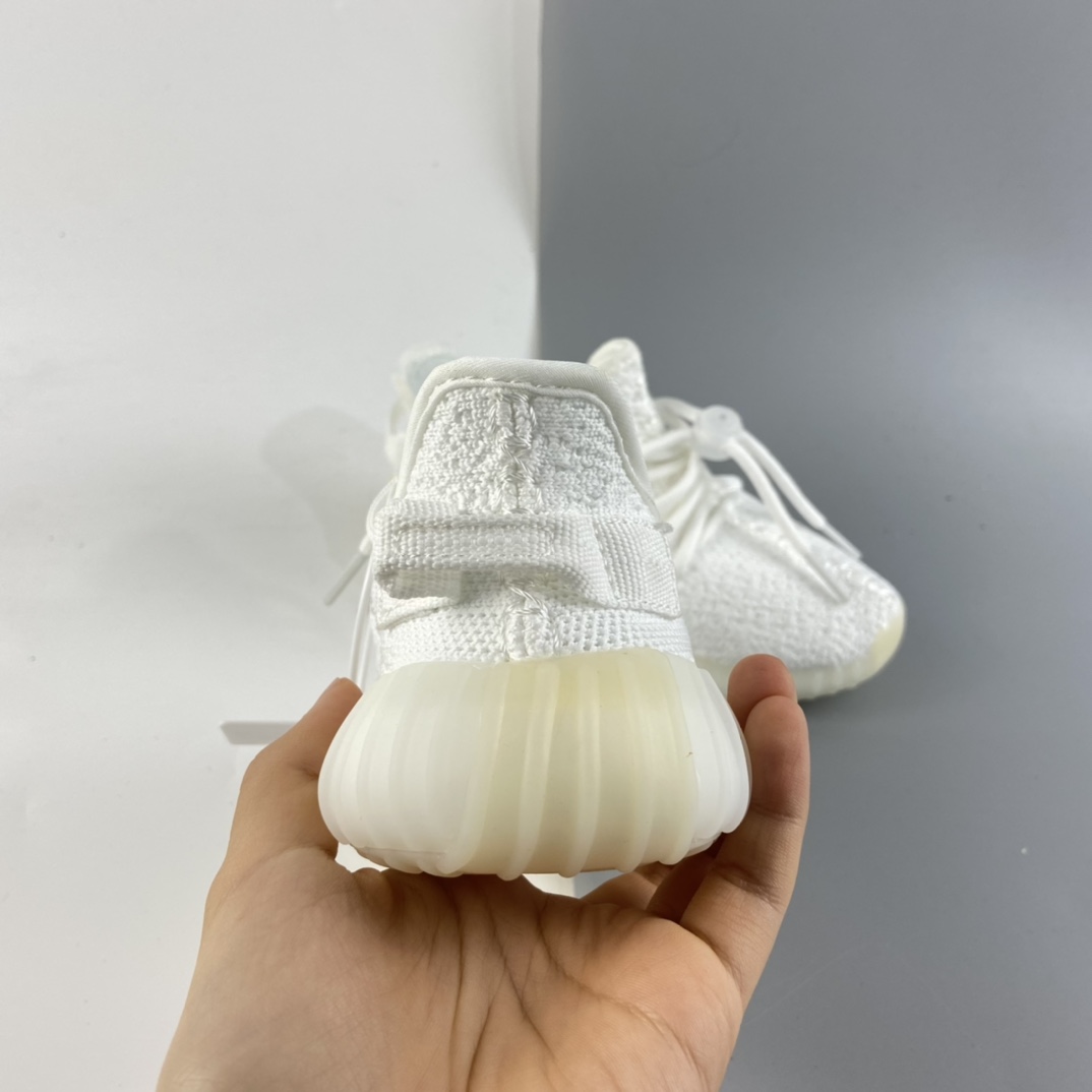 P160 Ad Yeezy 350 Boost V2“Clay” 阿迪达斯椰子350百搭轻便爆米花中底休闲运动慢跑鞋 童鞋 CP9366