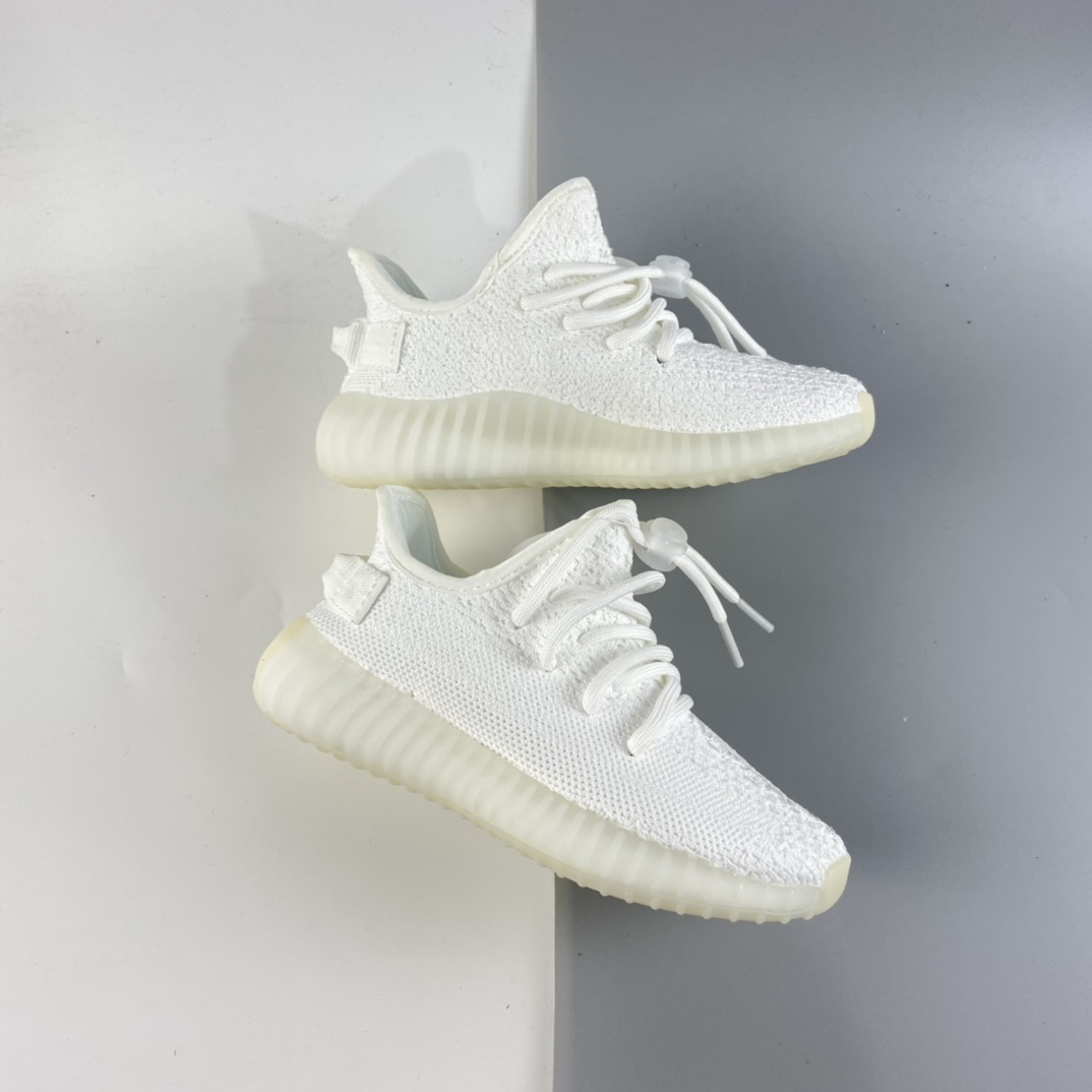 P160 Ad Yeezy 350 Boost V2“Clay” 阿迪达斯椰子350百搭轻便爆米花中底休闲运动慢跑鞋 童鞋 CP9366