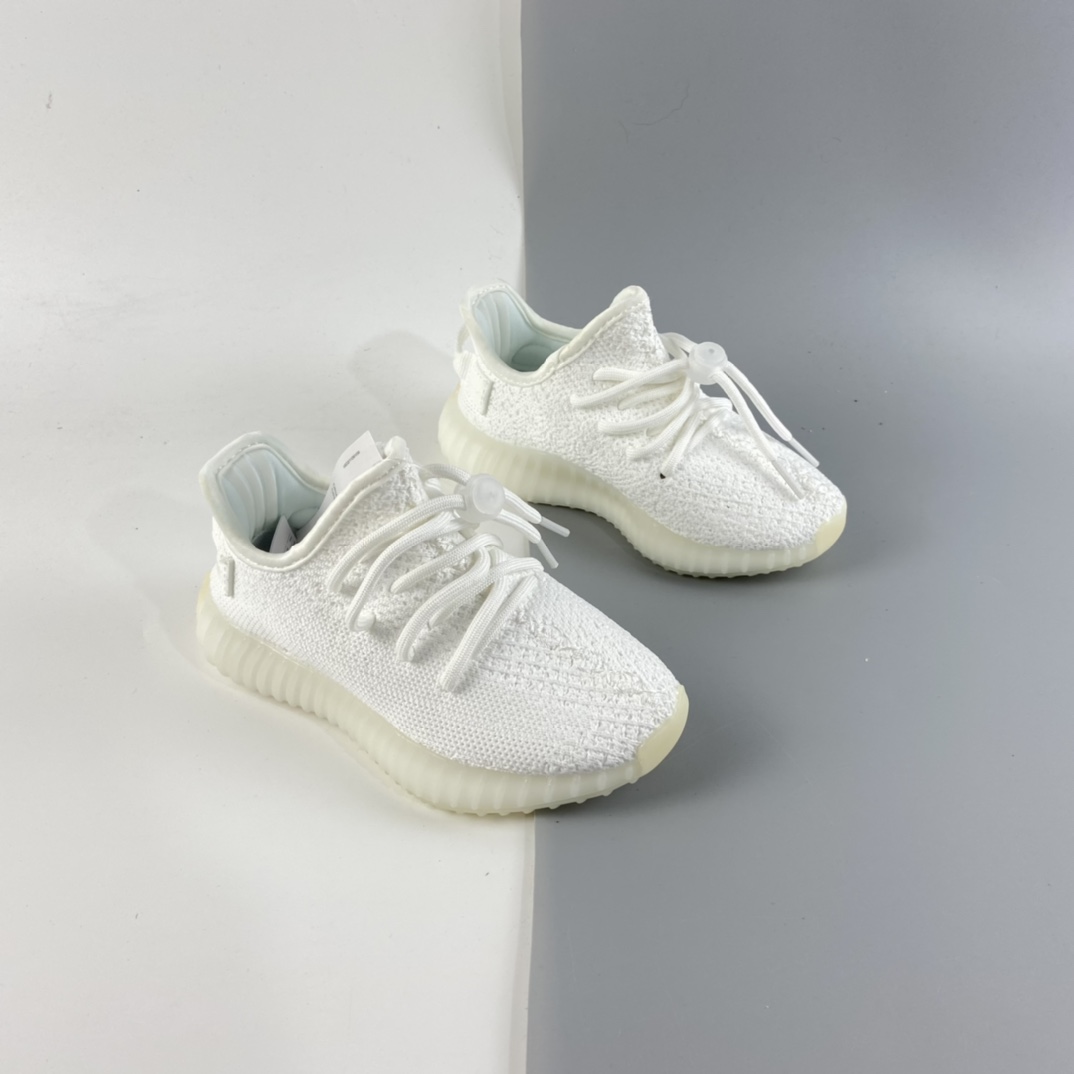 P160 Ad Yeezy 350 Boost V2“Clay” 阿迪达斯椰子350百搭轻便爆米花中底休闲运动慢跑鞋 童鞋 CP9366