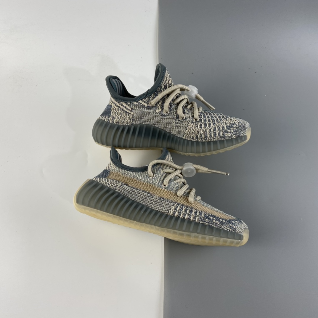 P160 Ad Yeezy 350 Boost V2“Clay” 阿迪达斯椰子350百搭轻便爆米花中底休闲运动慢跑鞋 童鞋 FZ5421