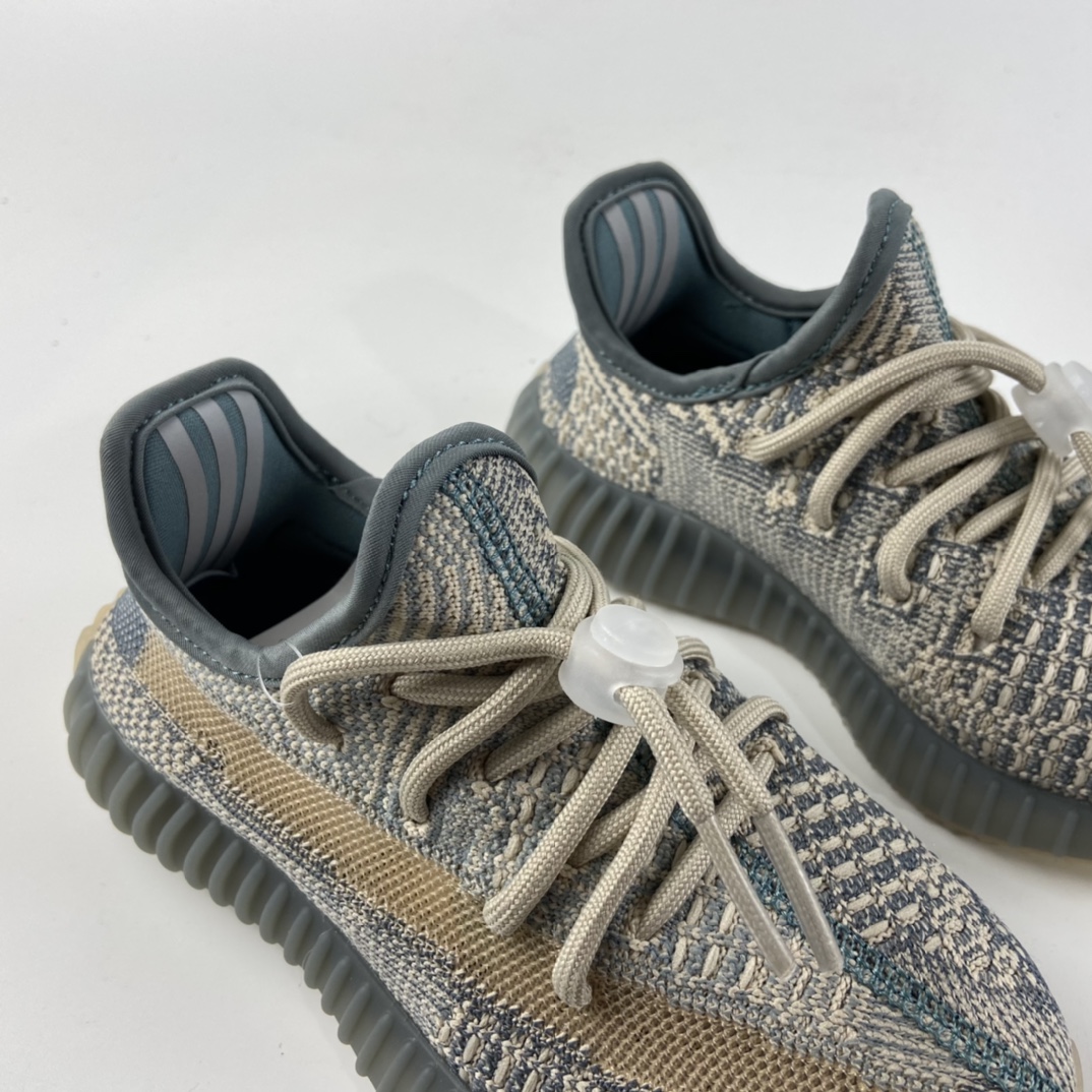 P160 Ad Yeezy 350 Boost V2“Clay” 阿迪达斯椰子350百搭轻便爆米花中底休闲运动慢跑鞋 童鞋 FZ5421