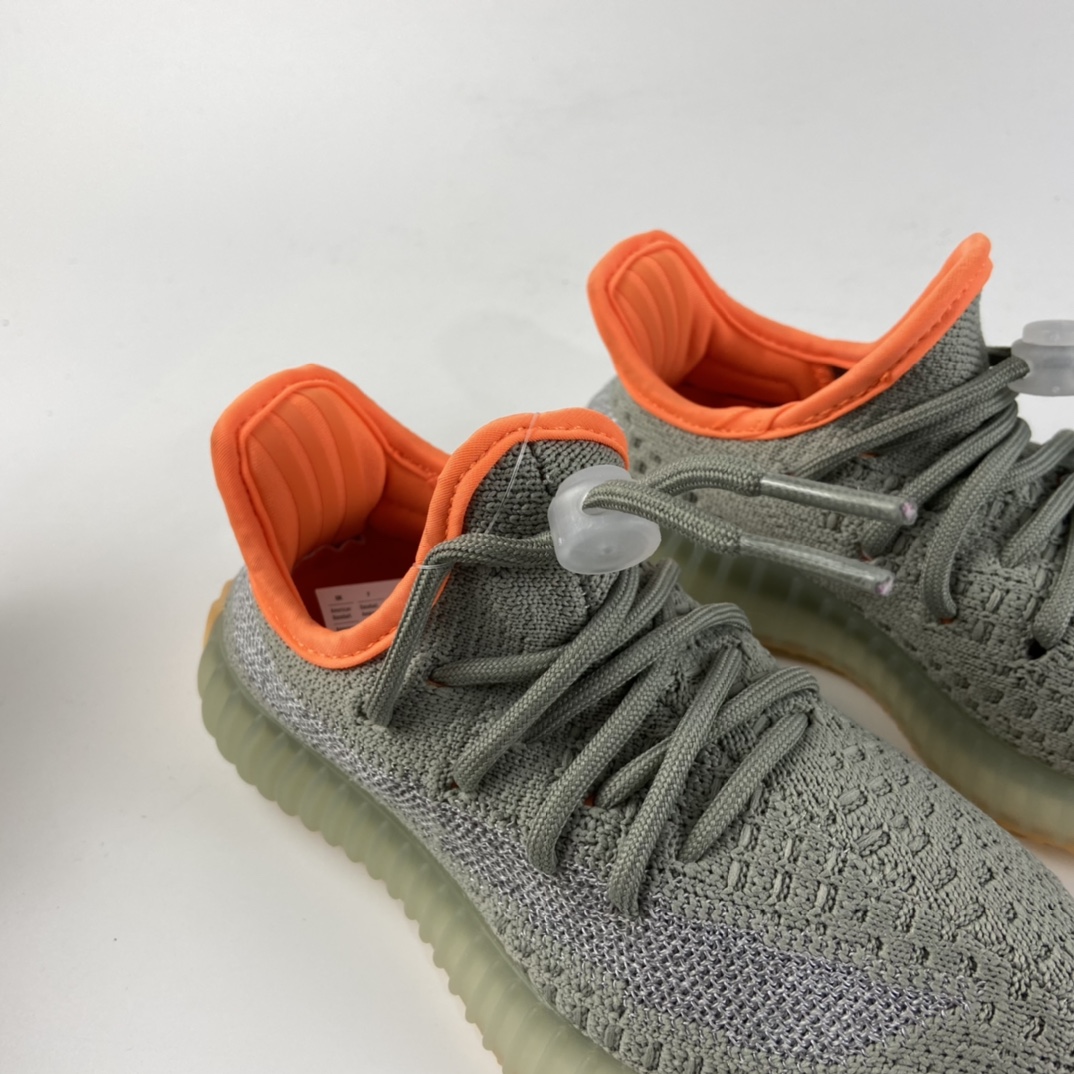 P160 Ad Yeezy 350 Boost V2“Clay” 阿迪达斯椰子350百搭轻便爆米花中底休闲运动慢跑鞋 童鞋 FX9035