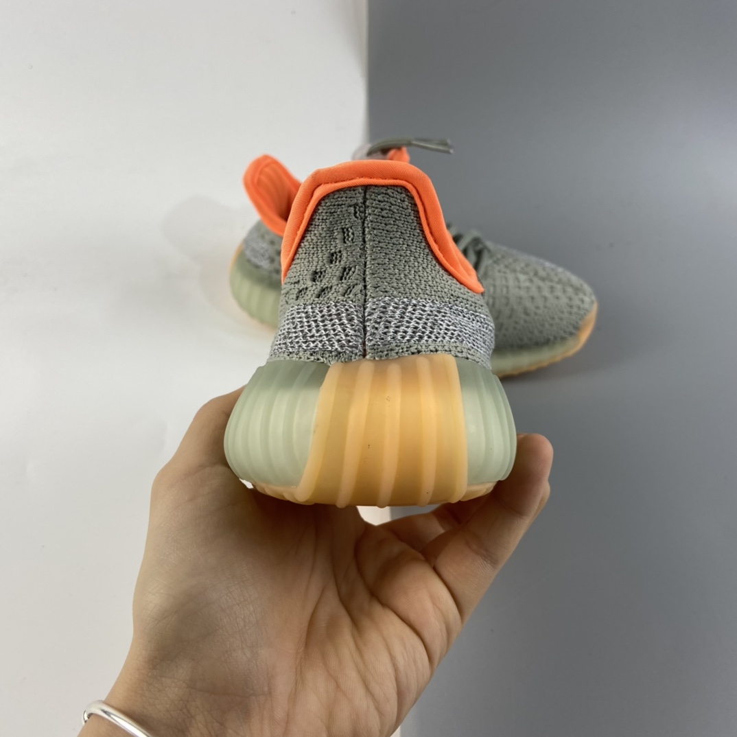 P160 Ad Yeezy 350 Boost V2“Clay” 阿迪达斯椰子350百搭轻便爆米花中底休闲运动慢跑鞋 童鞋 FX9035