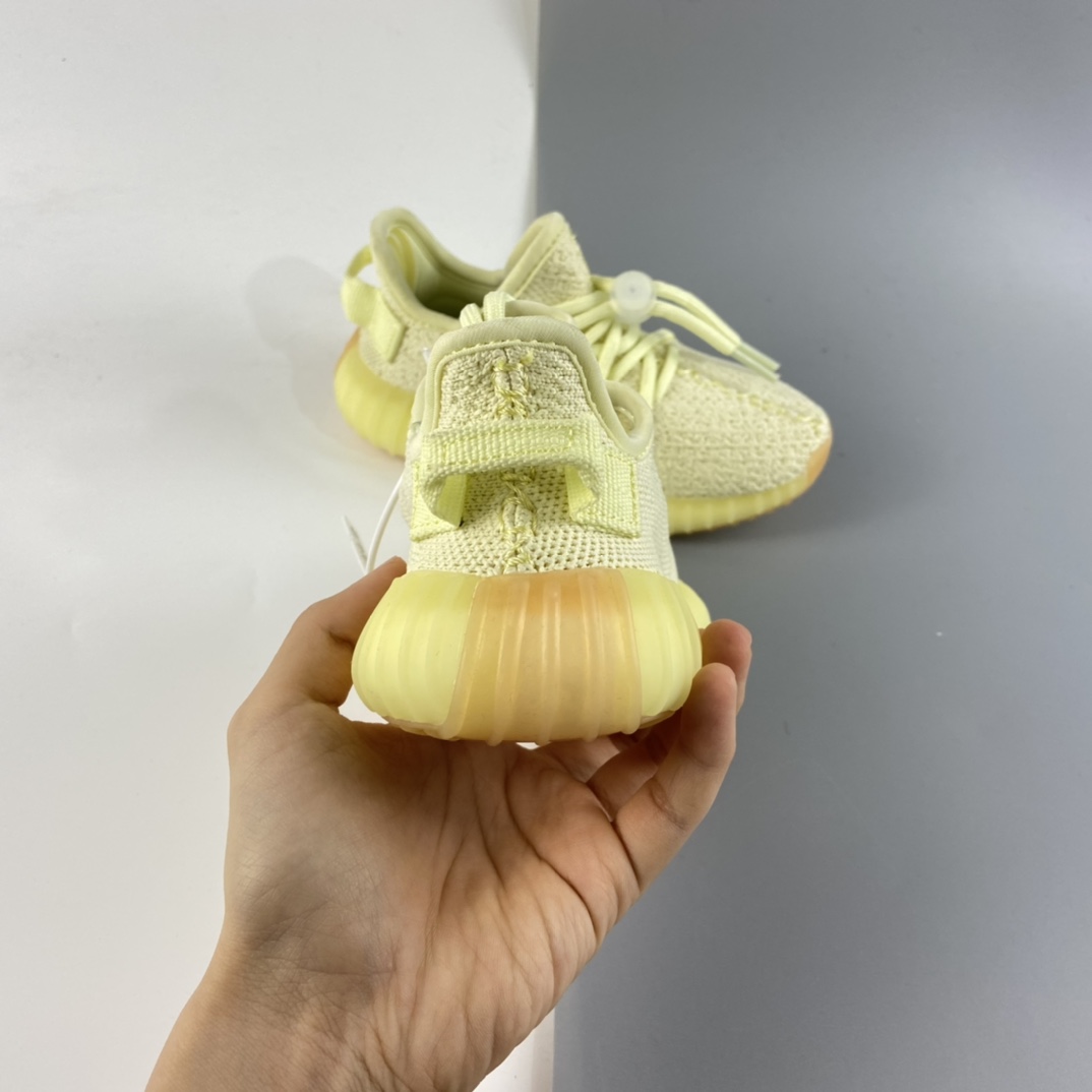 P160 Ad Yeezy 350 Boost V2“Clay” 阿迪达斯椰子350百搭轻便爆米花中底休闲运动慢跑鞋 童鞋 CP9399