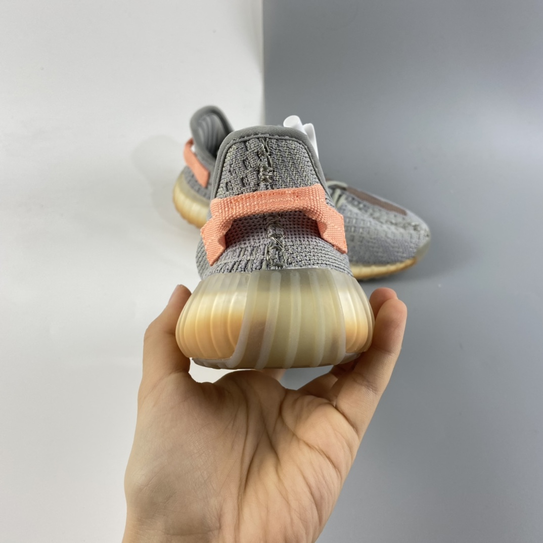 P160 Ad Yeezy 350 Boost V2“Clay” 阿迪达斯椰子350百搭轻便爆米花中底休闲运动慢跑鞋 童鞋 EG7492