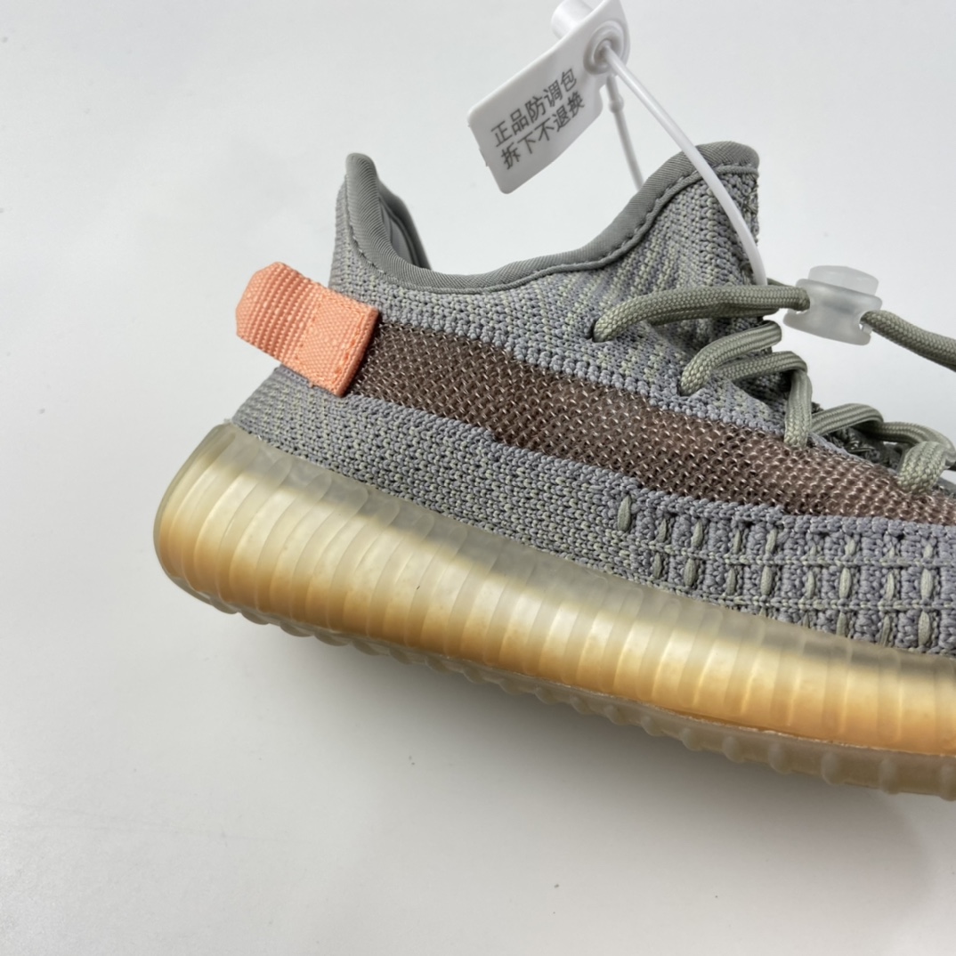 P160 Ad Yeezy 350 Boost V2“Clay” 阿迪达斯椰子350百搭轻便爆米花中底休闲运动慢跑鞋 童鞋 EG7492