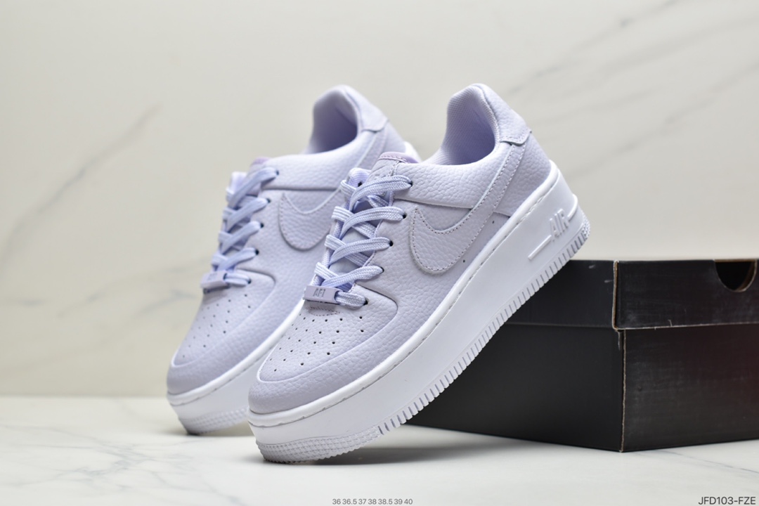 170 耐克Nike Air Force 1 Low 厚底女鞋空军一号低帮 百搭休闲运动板鞋