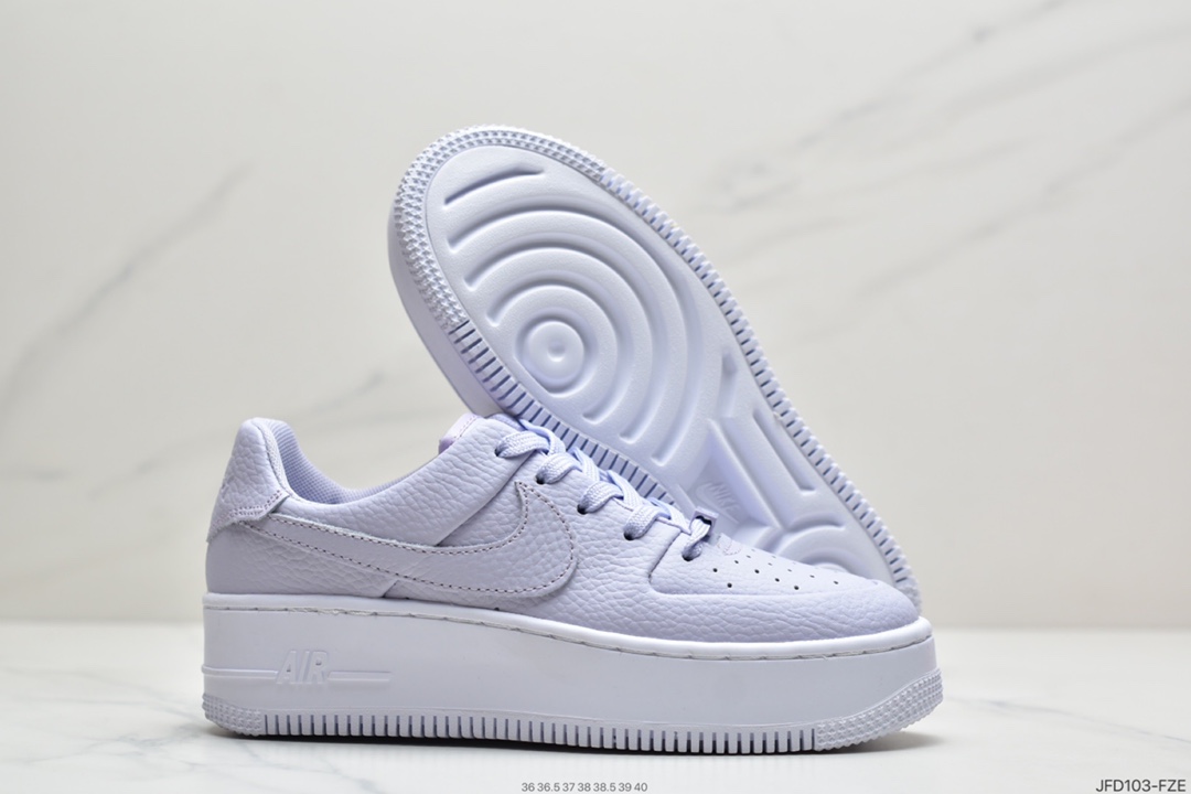170 耐克Nike Air Force 1 Low 厚底女鞋空军一号低帮 百搭休闲运动板鞋