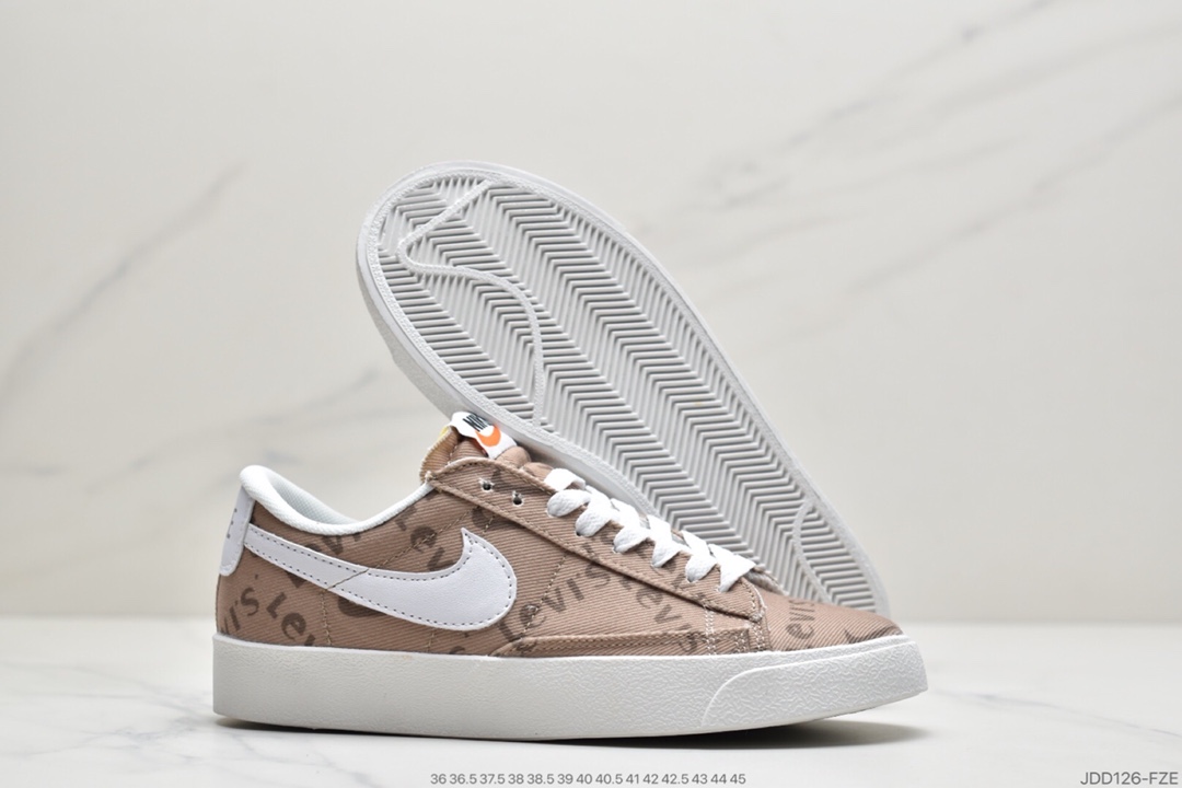 120 耐克Nike Blazer Mid x Levi’s Strauss 开拓者李维斯特牛仔  BQ4808-600