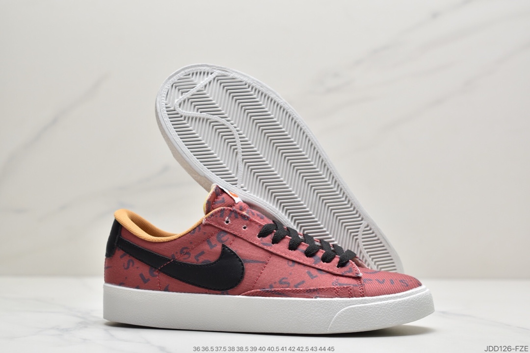 120 耐克Nike Blazer Mid x Levi’s Strauss 开拓者李维斯特牛仔  BQ4808-600