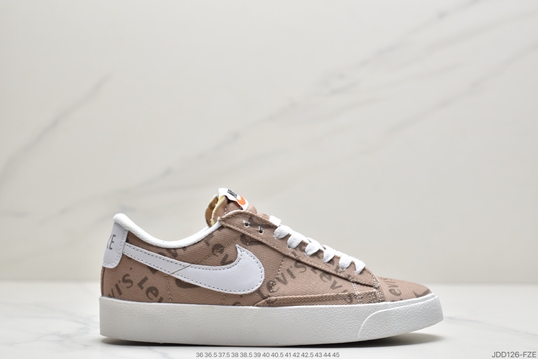 120 耐克Nike Blazer Mid x Levi’s Strauss 开拓者李维斯特牛仔  BQ4808-600
