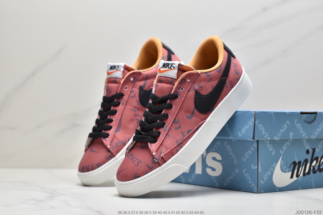 120 耐克Nike Blazer Mid x Levi’s Strauss 开拓者李维斯特牛仔  BQ4808-600