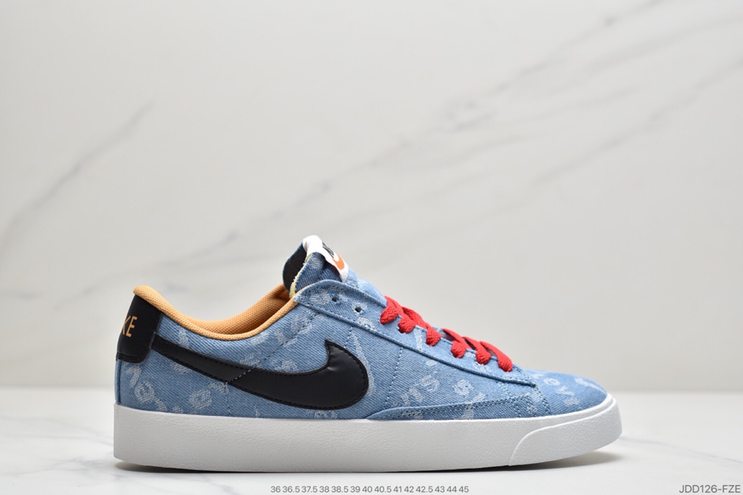 120 耐克Nike Blazer Mid x Levi’s Strauss 开拓者李维斯特牛仔  BQ4808-600