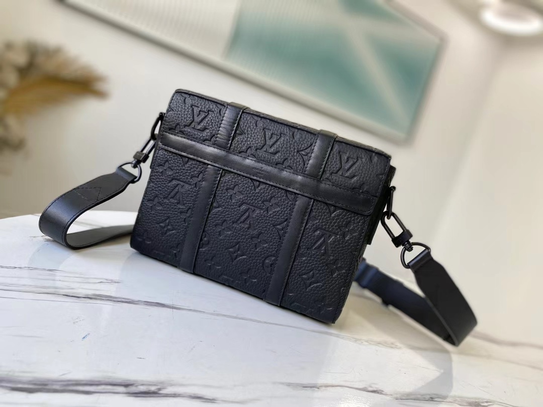 rectangular Trunk Messenger bag is crafted from Monogram-embossed - Bag 3