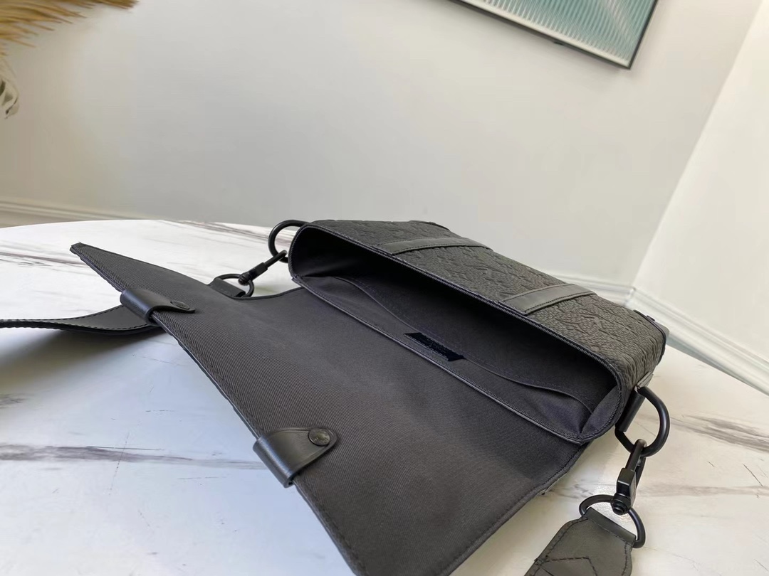 rectangular Trunk Messenger bag is crafted from Monogram-embossed - Bag 8