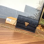 Louis Vuitton Wallet Black Gold Empreinte​ M67893