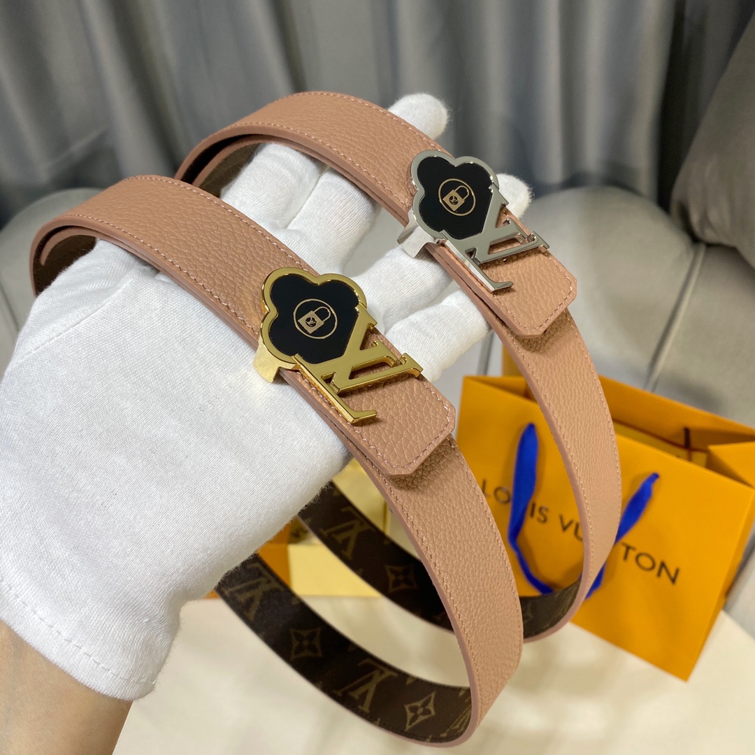 New
 Louis Vuitton Belts Calfskin Canvas Cowhide