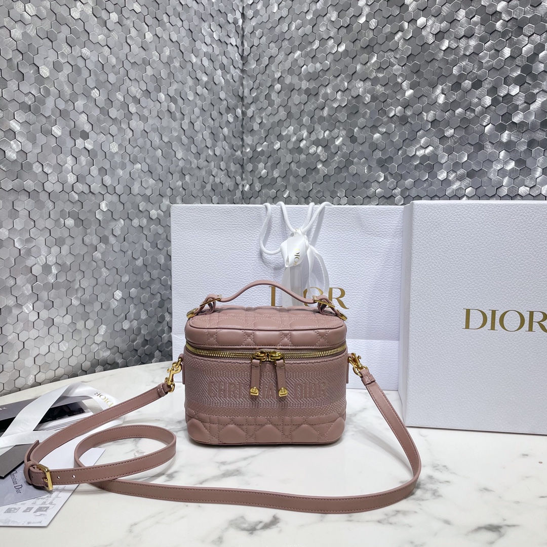 Dior Handbags Cosmetic Bags Sheepskin