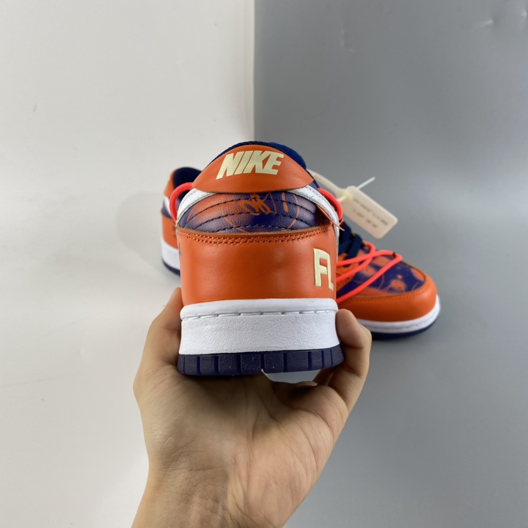 P300 OFF-WHITE x Futura x Nike Dunk Low 扣篮系列低帮经典百搭休闲运动板鞋 DD0856-801