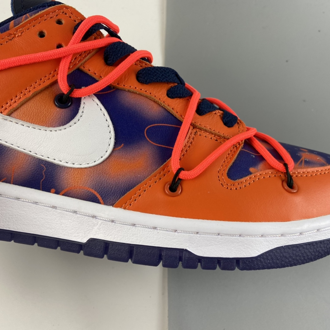 P300 OFF-WHITE x Futura x Nike Dunk Low 扣篮系列低帮经典百搭休闲运动板鞋 DD0856-801