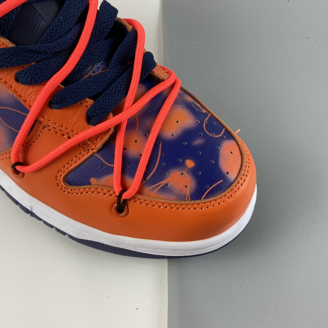 P300 OFF-WHITE x Futura x Nike Dunk Low 扣篮系列低帮经典百搭休闲运动板鞋 DD0856-801