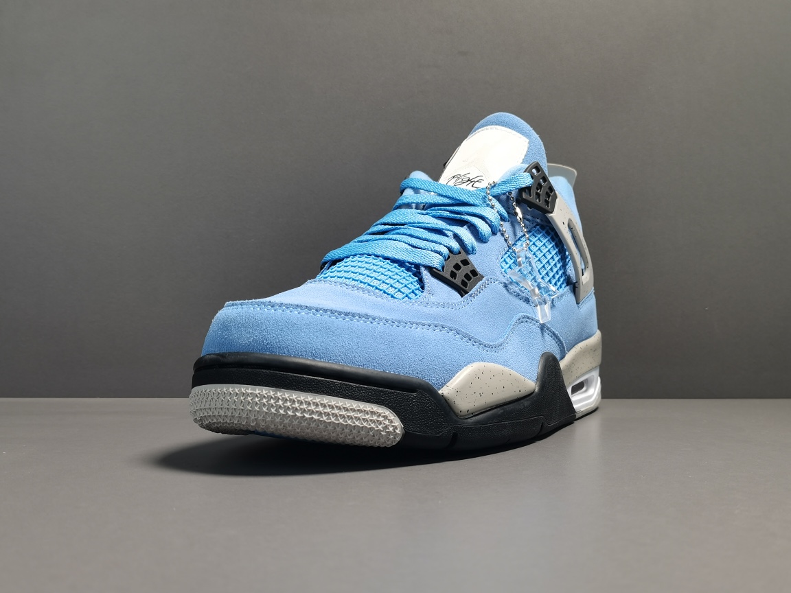  渠道优势，支持代发！
【纯原：AJ4】大学蓝 Off-White x Air Jordan 4 ＂Un