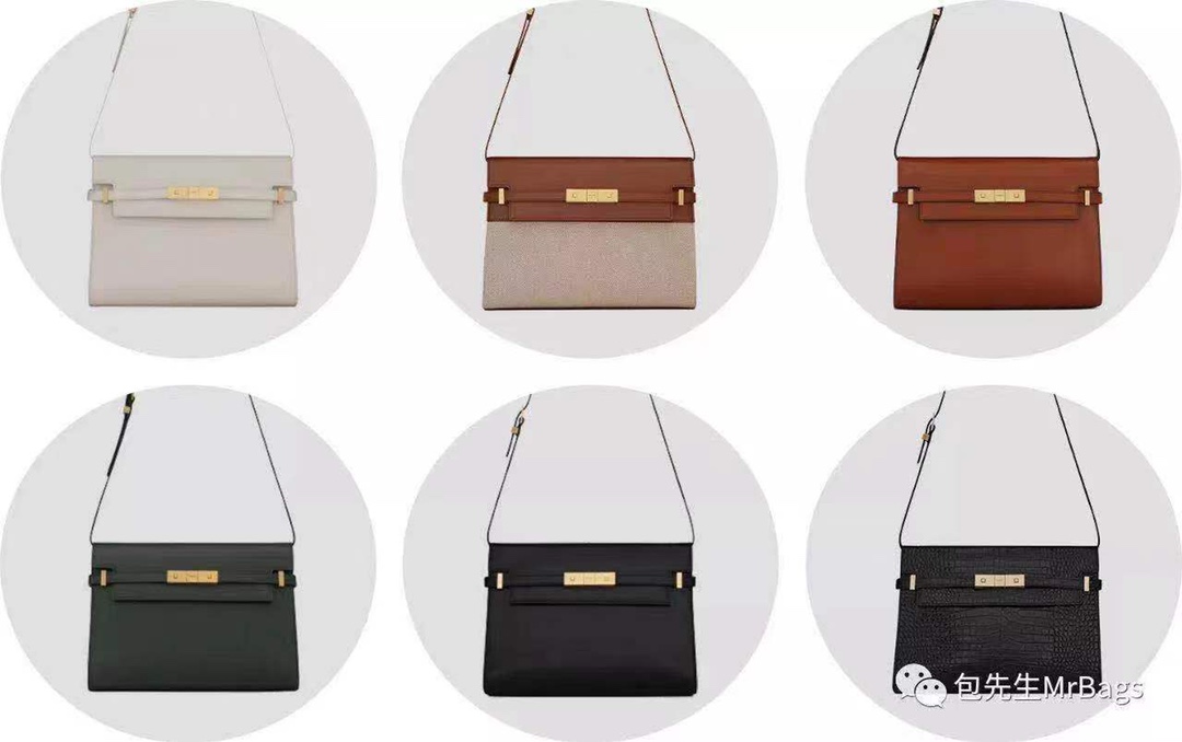 Ysl 𝑴𝒂𝒏𝒉𝒂𝒕𝒕𝒂𝒏 29CM曼哈顿法棍包 579271焦糖色牙签纹金扣