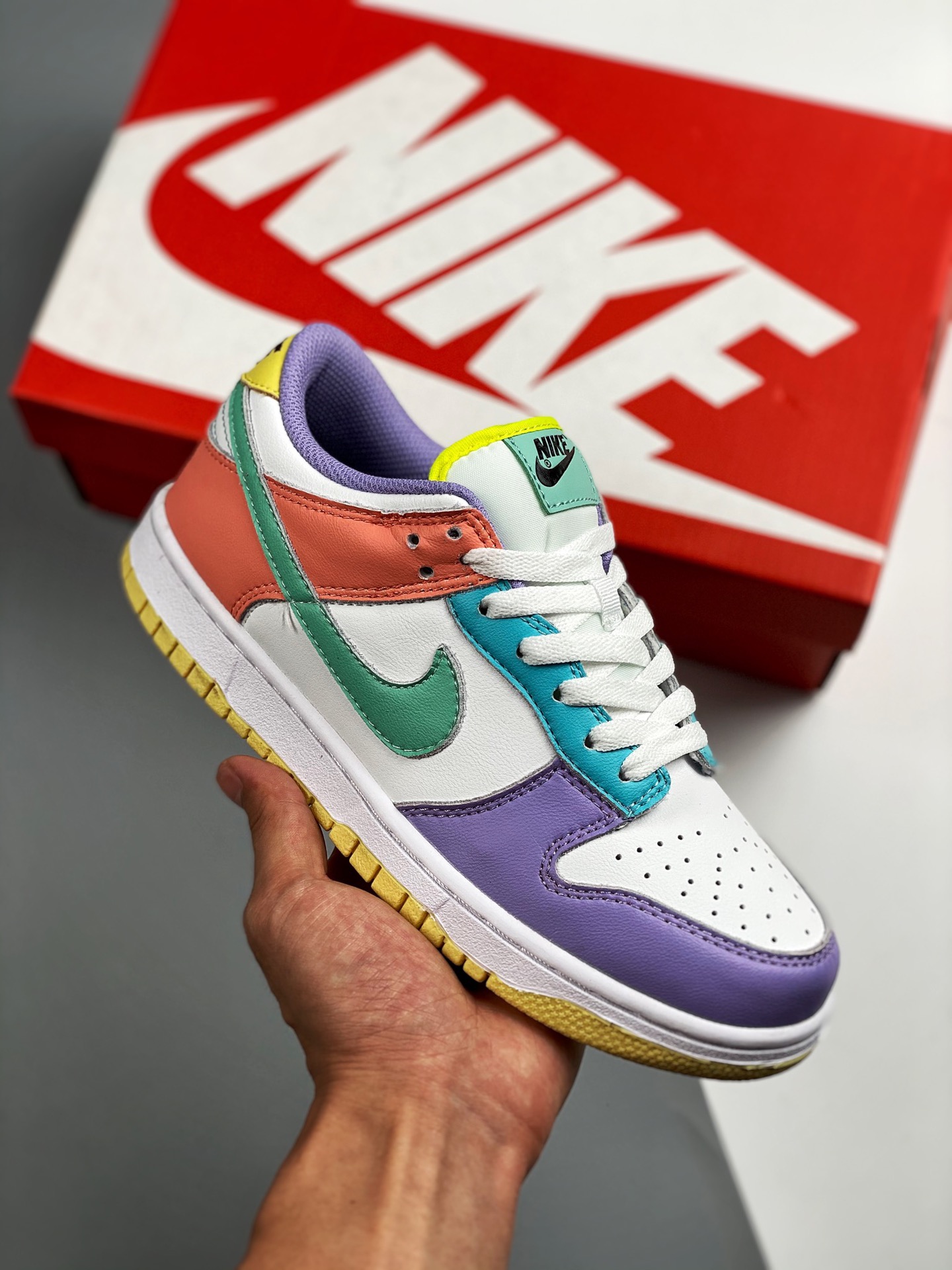 Nk Dunk SB Low combinación de colores multicolor, lanzamiento real fotografiado, calidad de nivel de empresa, limpieza,…