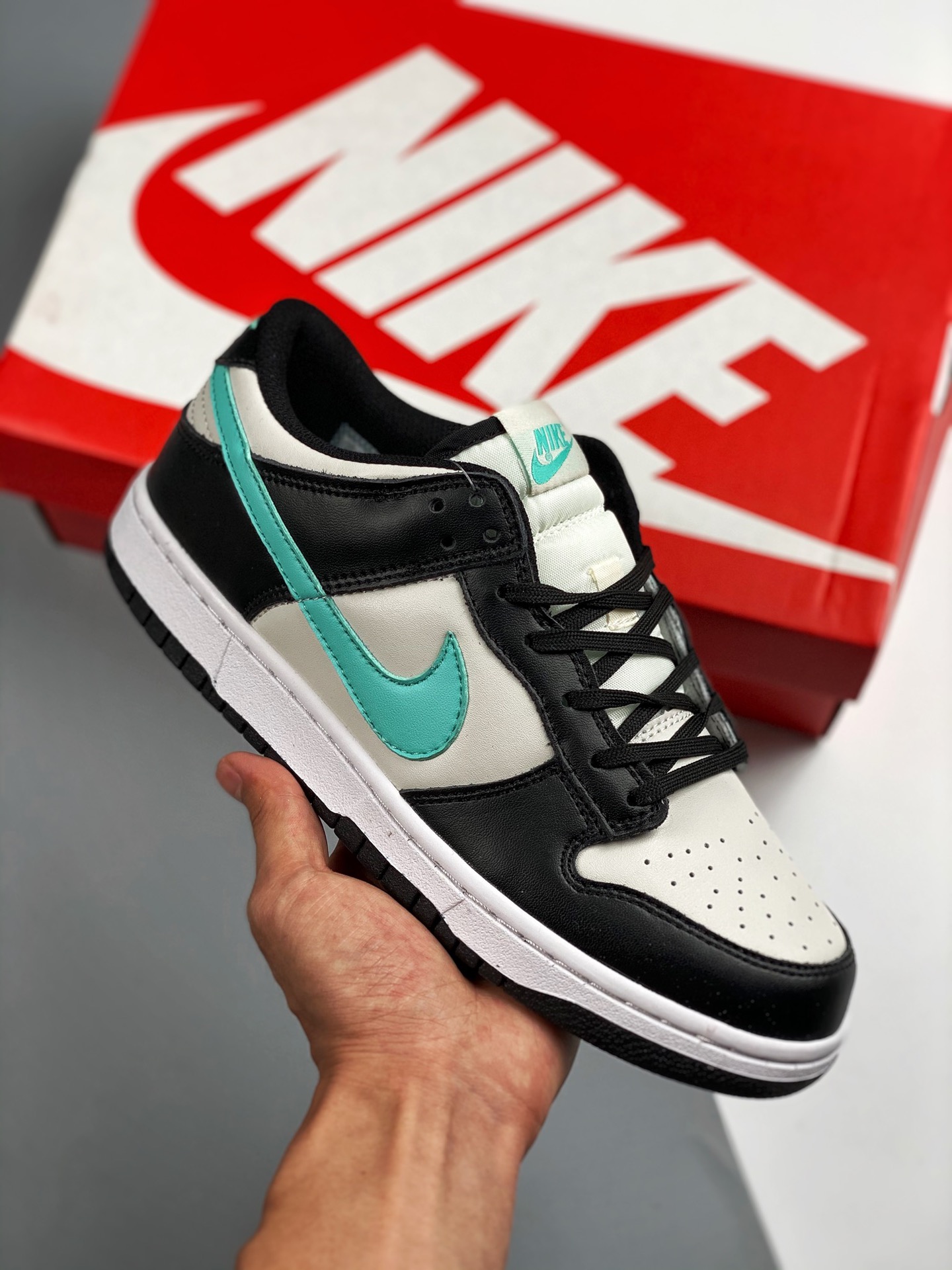 Nk Dunk SB Low "Tiffany" colorway verde Tiffany, fotos reales de estreno, calidad de nivel de empresa, limpieza, proces…