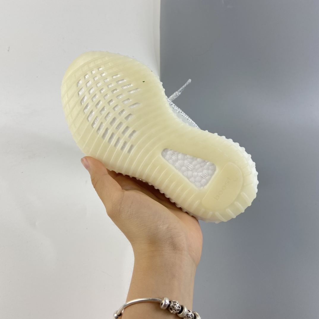 P160 Ad Yeezy 350 Boost V2“Clay” 阿迪达斯椰子350百搭轻便爆米花中底休闲运动慢跑鞋 童鞋 EF2367