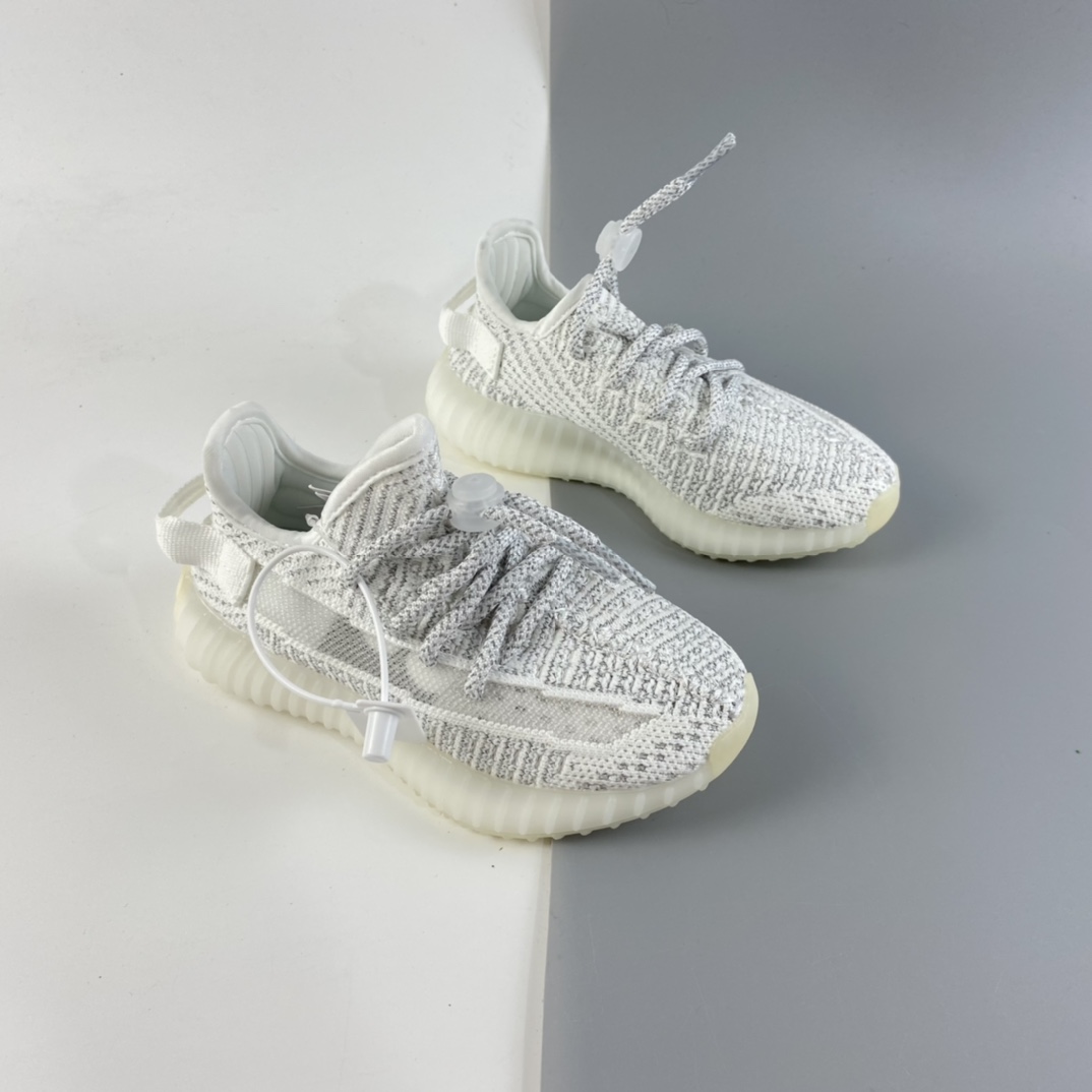 P160 Ad Yeezy 350 Boost V2“Clay” 阿迪达斯椰子350百搭轻便爆米花中底休闲运动慢跑鞋 童鞋 EF2367