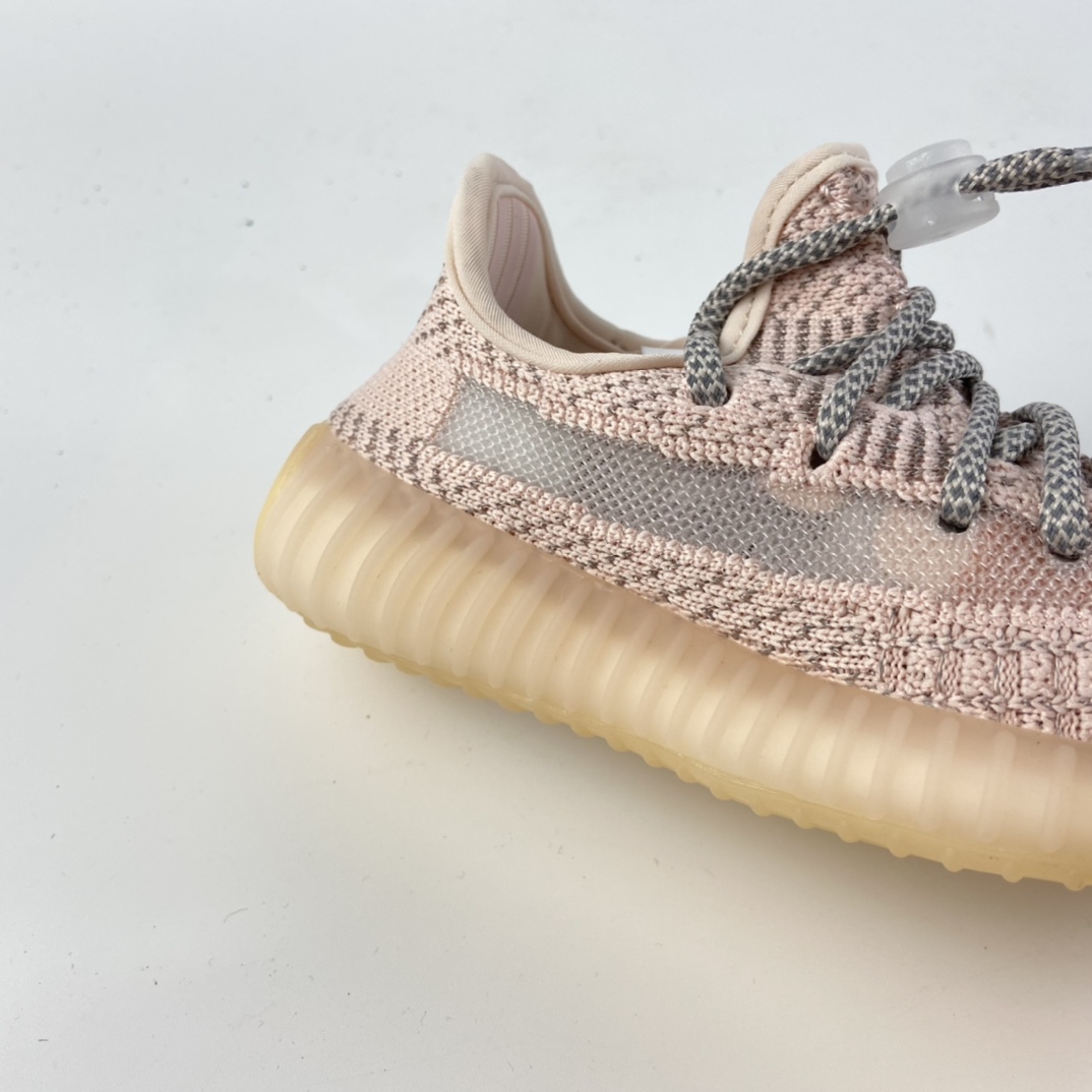 P160 Ad Yeezy 350 Boost V2“Clay” 阿迪达斯椰子350百搭轻便爆米花中底休闲运动慢跑鞋 童鞋 FV5666