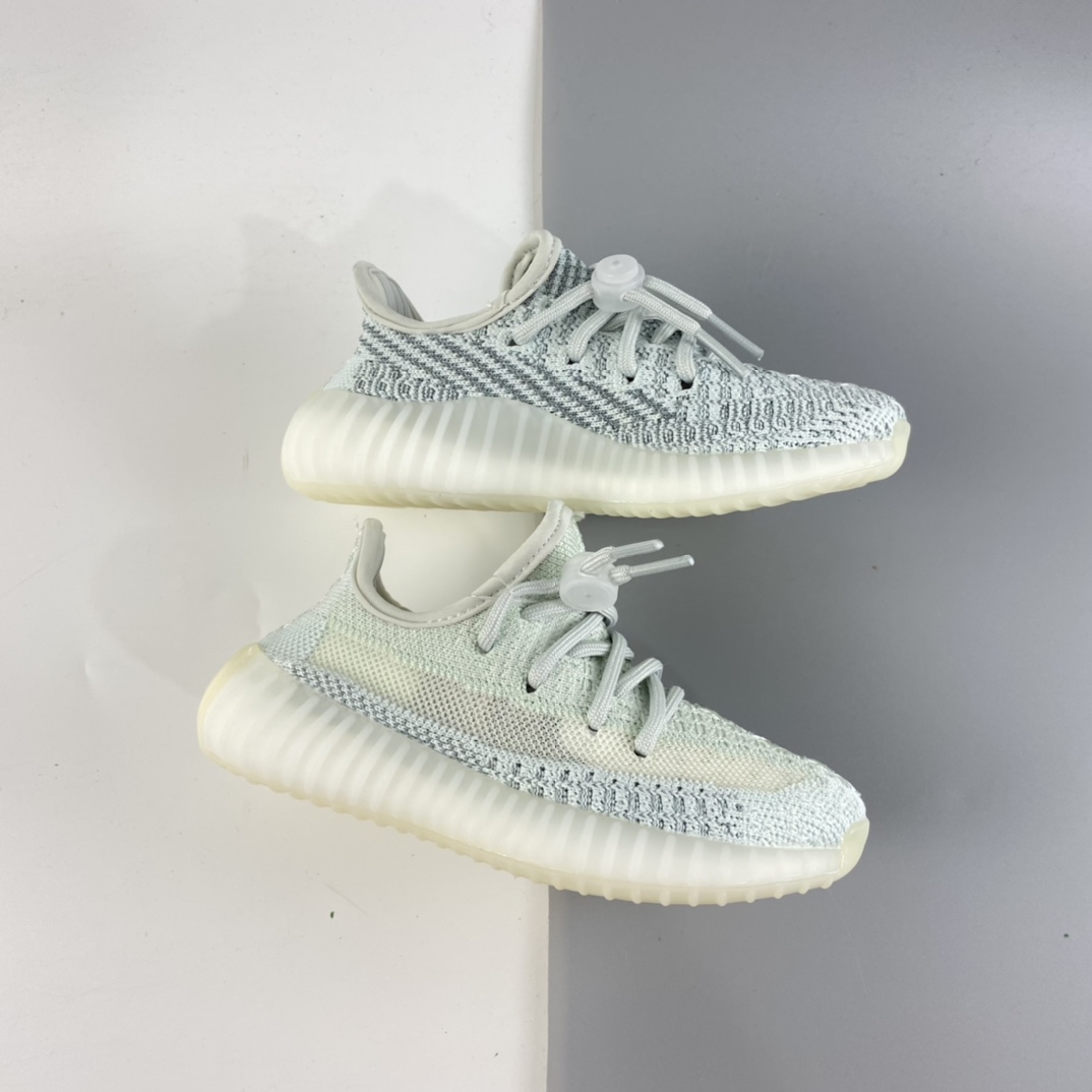 P160 Ad Yeezy 350 Boost V2“Clay” 阿迪达斯椰子350百搭轻便爆米花中底休闲运动慢跑鞋 童鞋 FW5317