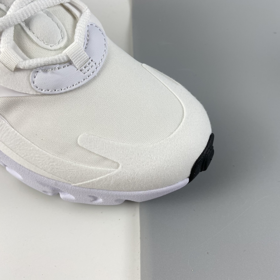 P220 Nike Air Max 270 React  后半掌气垫百搭运动慢跑鞋 CI3899-101