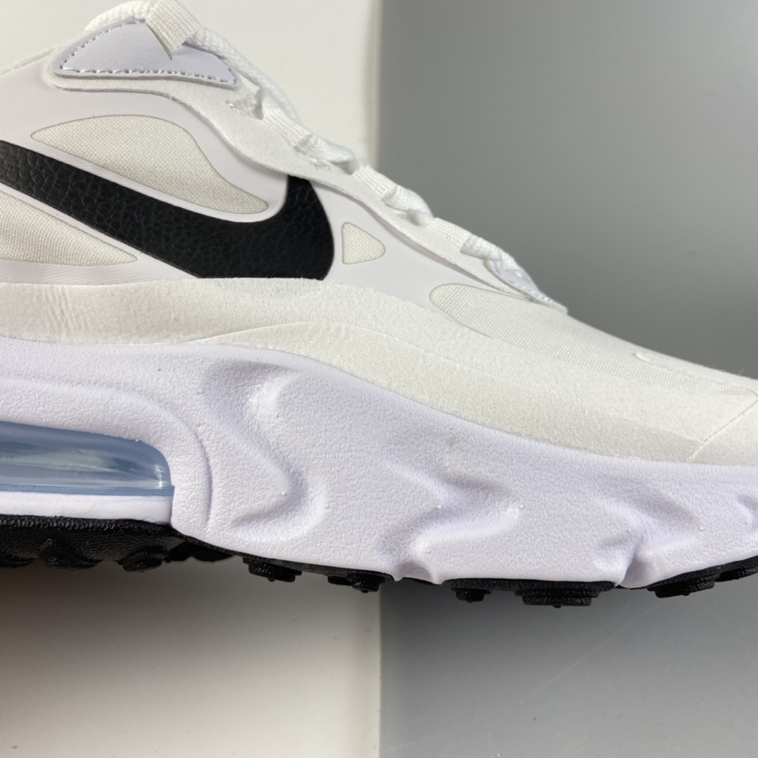 P220 Nike Air Max 270 React  后半掌气垫百搭运动慢跑鞋 CI3899-101