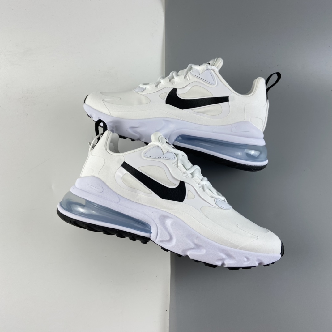 P220 Nike Air Max 270 React  后半掌气垫百搭运动慢跑鞋 CI3899-101