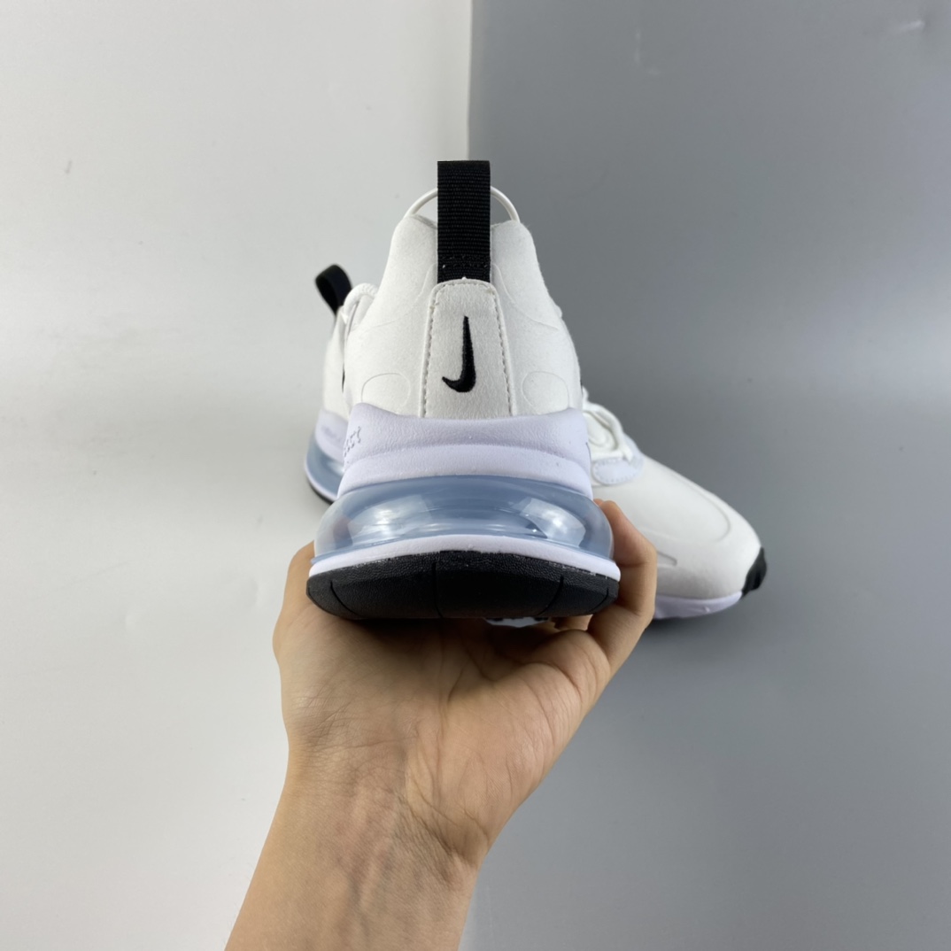 P220 Nike Air Max 270 React  后半掌气垫百搭运动慢跑鞋 CI3899-101