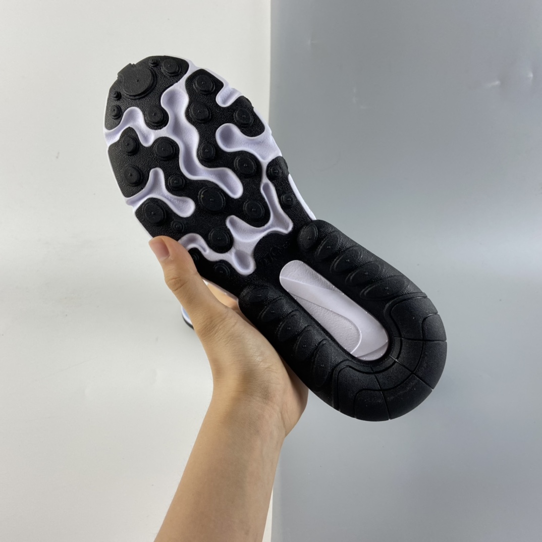 P220 Nike Air Max 270 React  后半掌气垫百搭运动慢跑鞋 CI3899-101